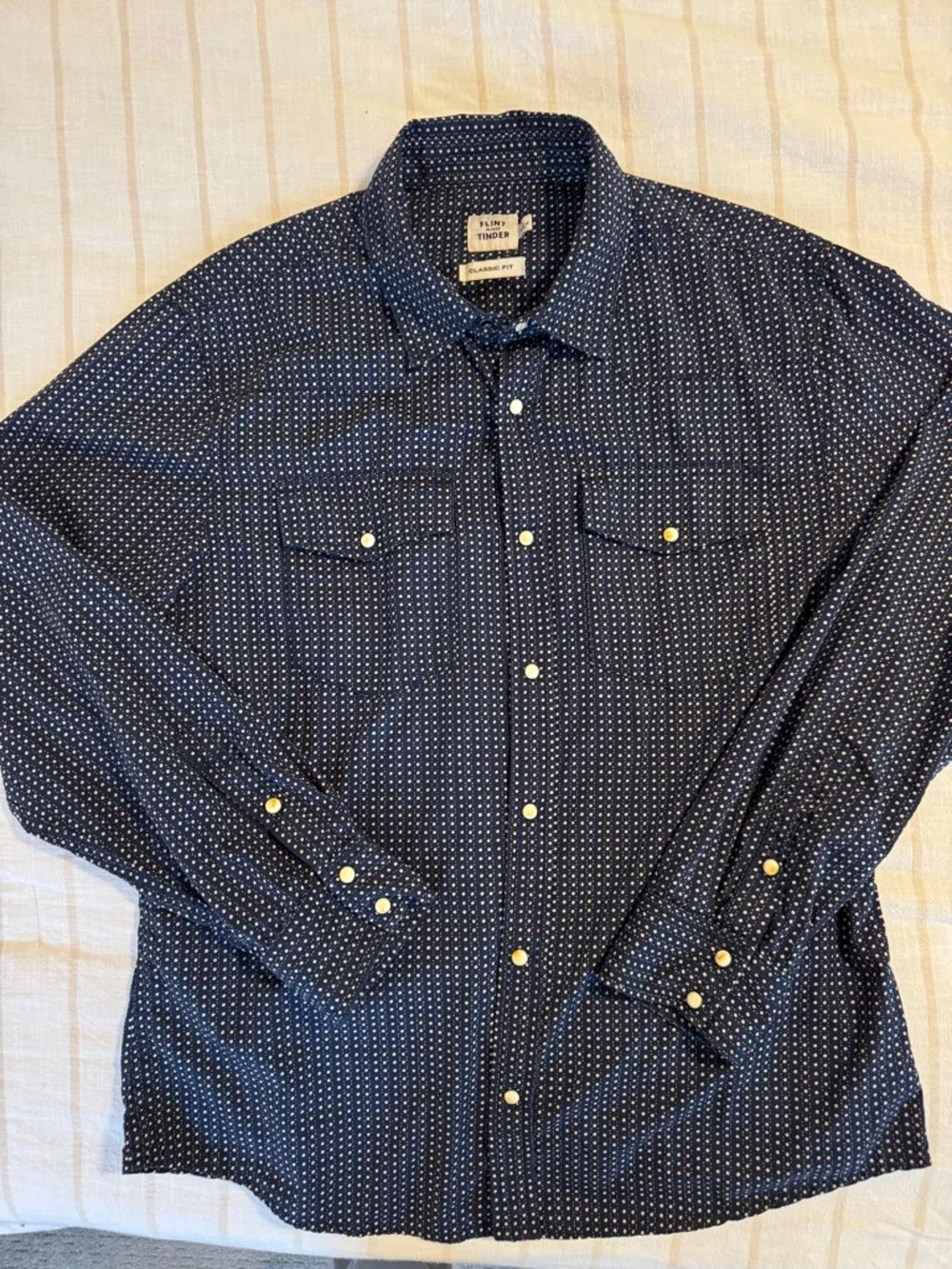 Flint and Tinder Western Bone Shirt - Picture 1 of 6